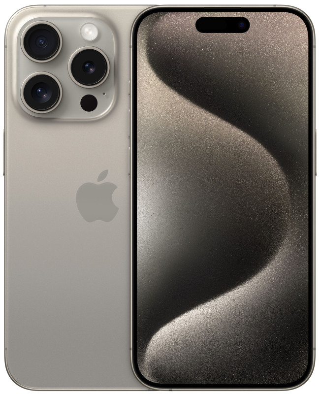 Смартфон Apple iPhone 15 Pro 256 ГБ, титановый бежевый