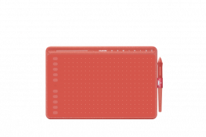 Графический планшет HUION HS611 Coral Red